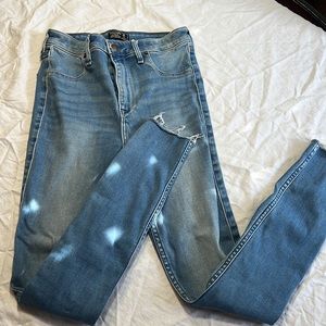 Abercrombie and fitch skinny jeans.